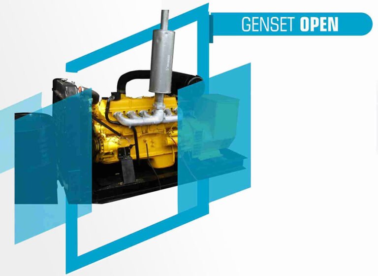 Genset open tanpa canopy